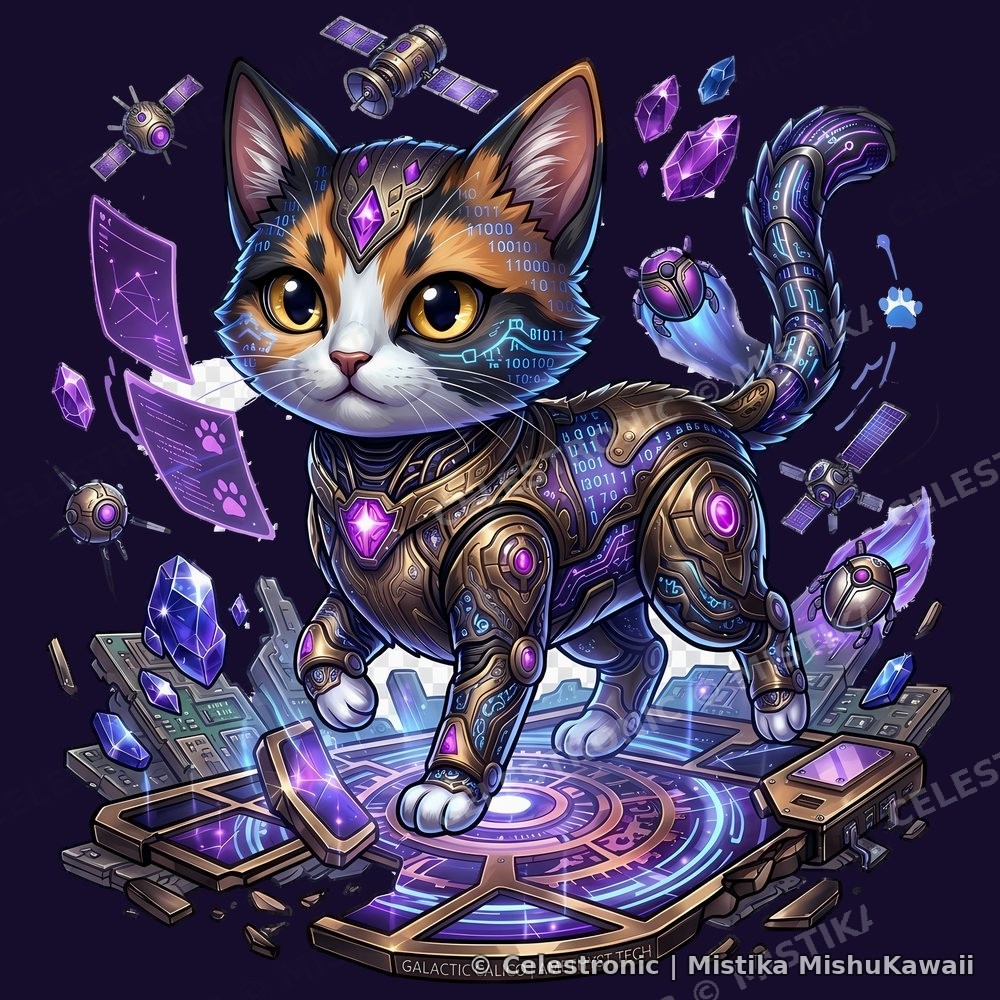 Mistika the Star Pilot with crystal galaxy wings